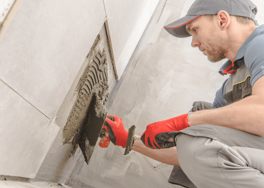 applying tiles